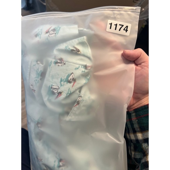 Reel Legends Mariner Sleeveless Collared‎ Shirt Dress Pelican Print Blue PXL - Picture 5 of 5